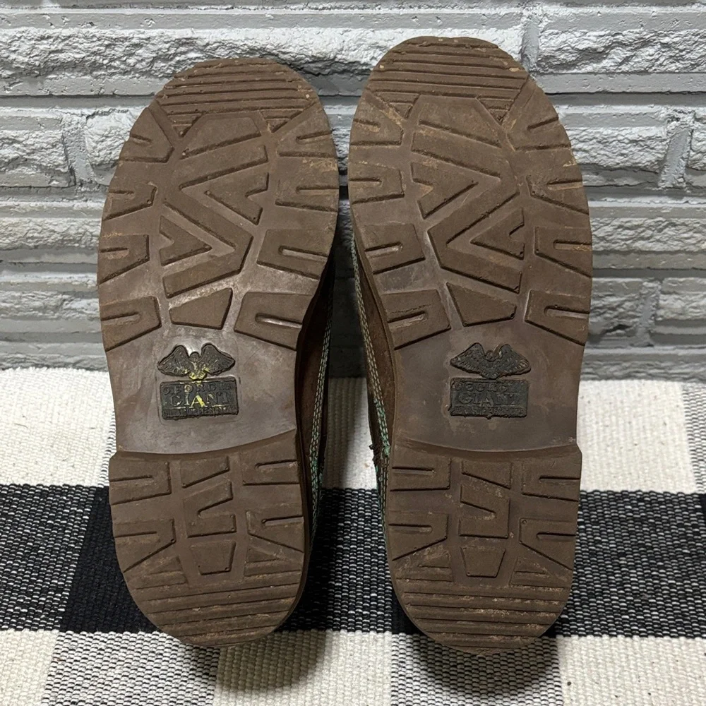 Georgia Boot Women’s Brown and Teal Romeo’s - Picture 8 of 8